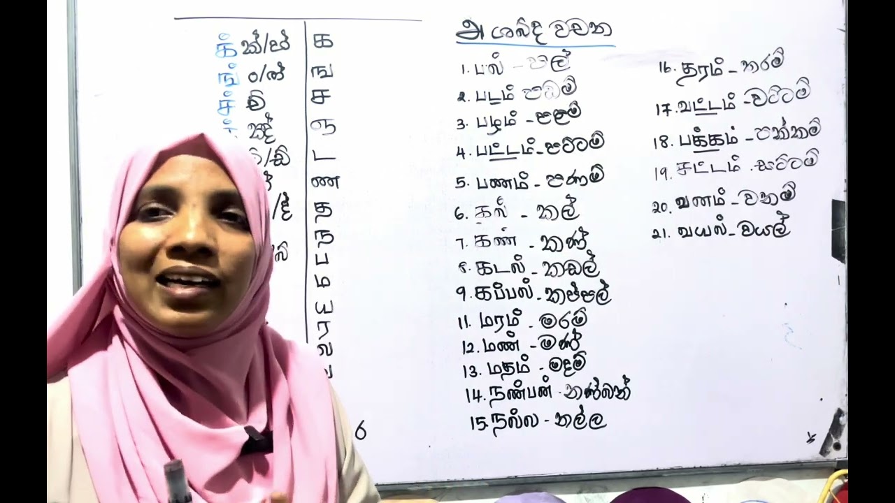 හල් කිරීම (்) ඉවත් කරලාදෙමළ අකුරු වලින්ම වචන කියවමු 👇🔤 “அ” (අ) ශබ්දයෙන් – හල් නැති වචන?