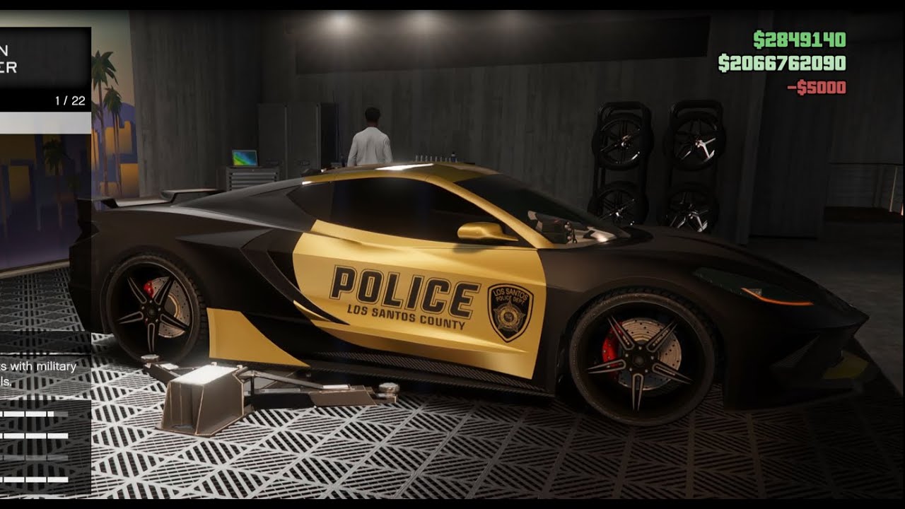 Invetero Coquette D10 Pursuit - Police Car Customization - GTA Online