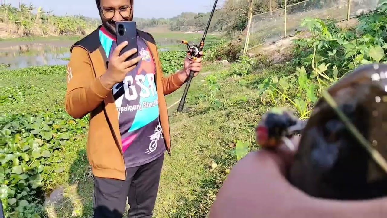 গজার মাছে ভয় দেখাই 🐸🐸🐍💝