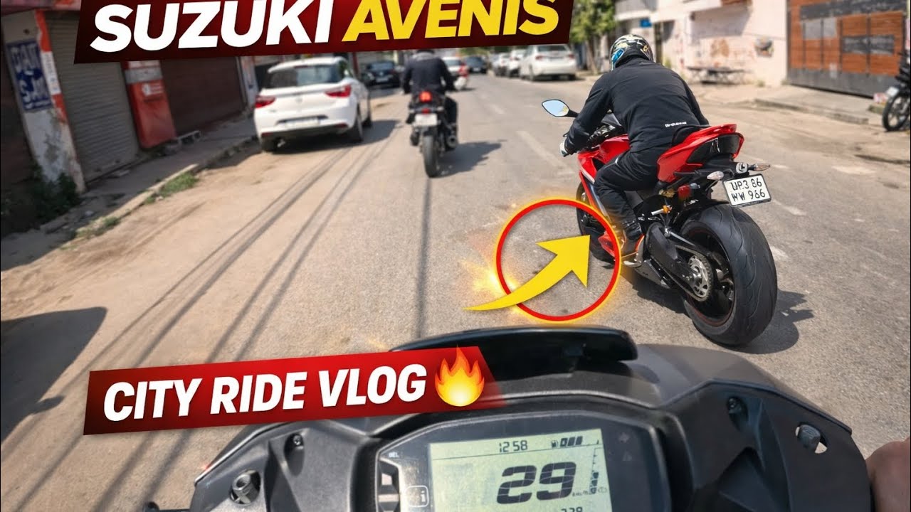 Suzuki Avenis City Ride Vlog | Traffic Mein Smooth Ride Experience. #r15v4 