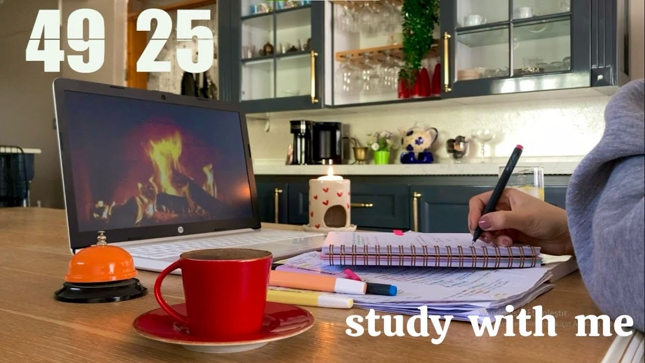 study with me | kpss yks lgs | pomodoro