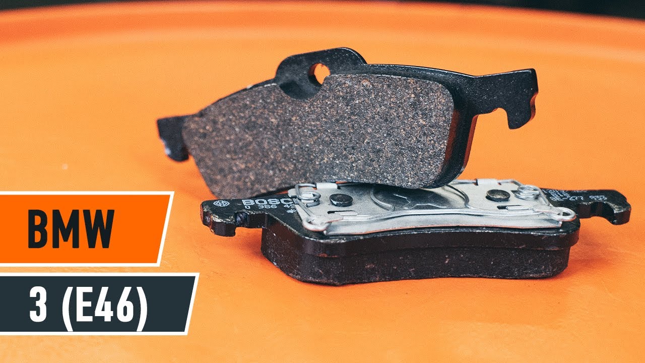 Comment remplacer des plaquettes de frein arrière sur une BMW 3 E46 TUTORIEL | AUTODOC