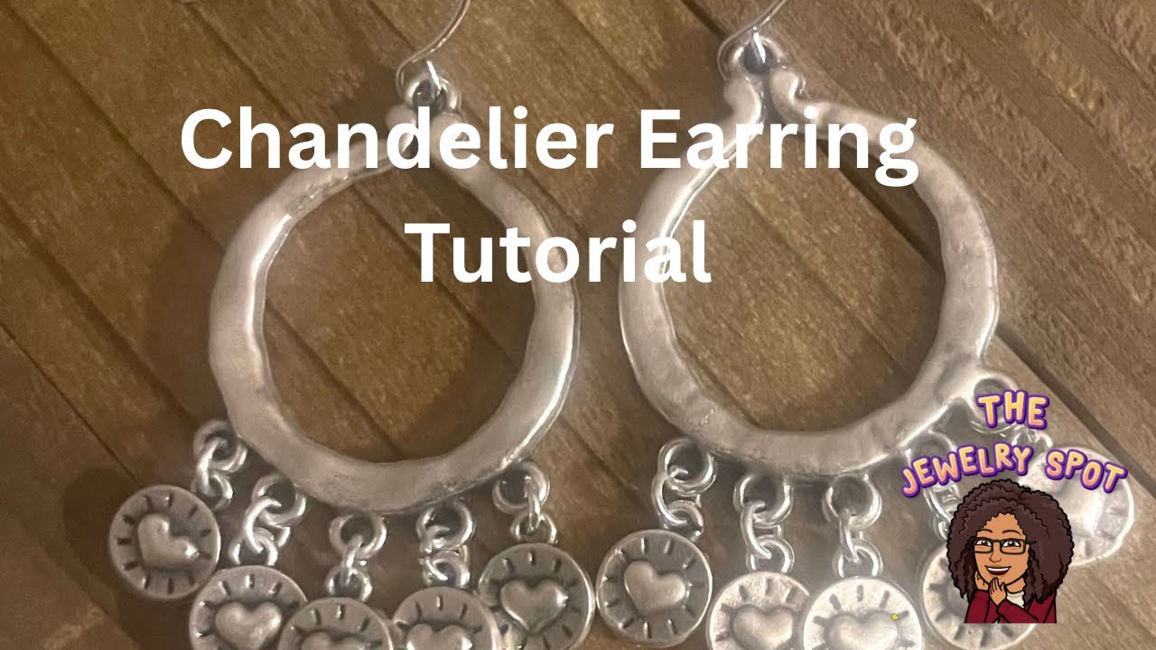 Chandelier Earrings!!  #smalljewelrybusiness #earringtutorial #heartearrings #jewelrymaking
