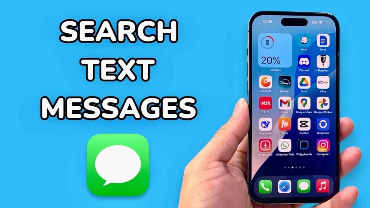 How To Search Text Messages On iPhone
