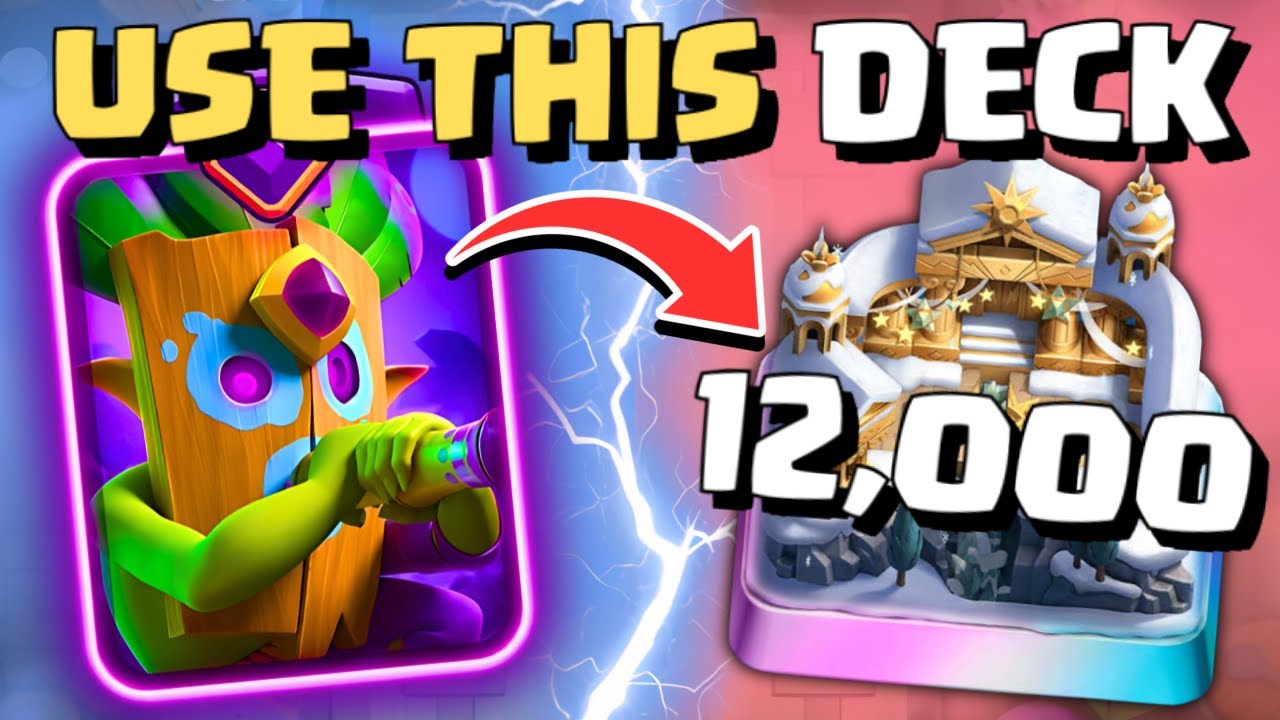 The EASIEST Deck To Get 12,000 Trophies QUICK!