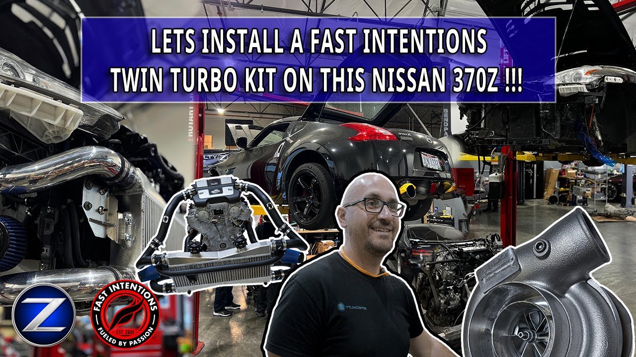 PT1: Let's Install a Fast Intentions Twin Turbo Kit on a 370z with SEB!