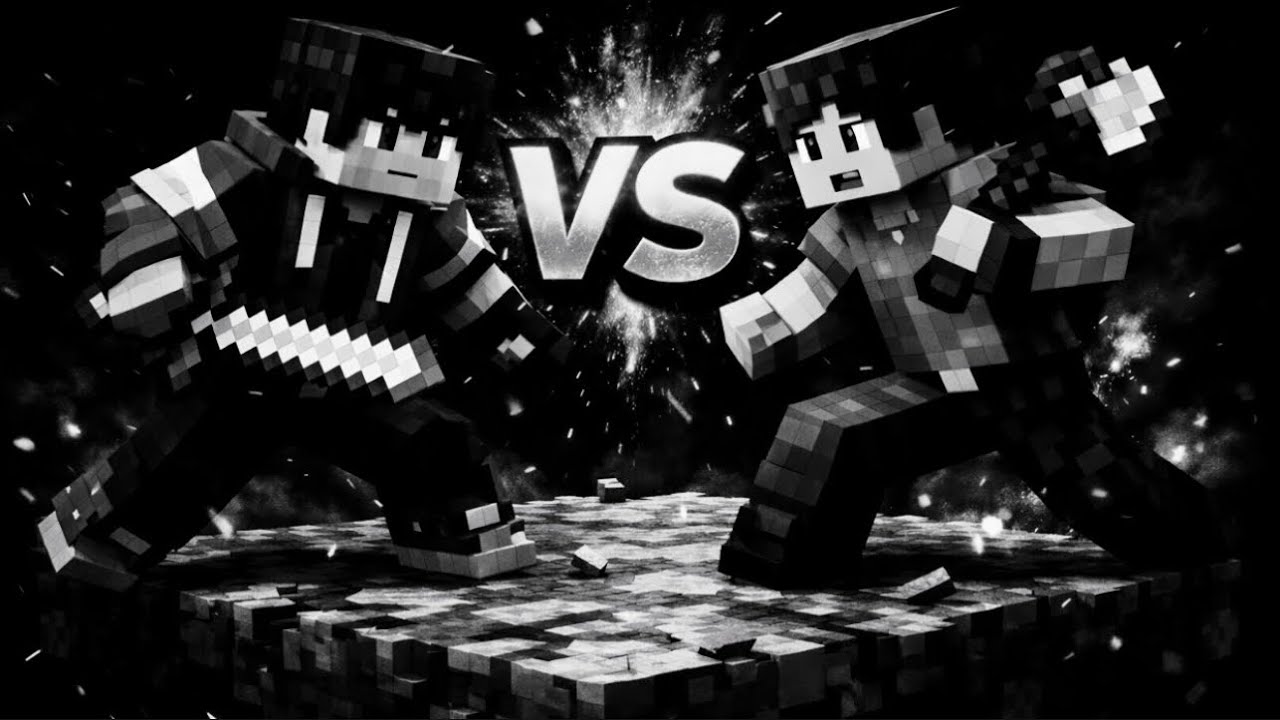 Minecraft Noob kontra Pro