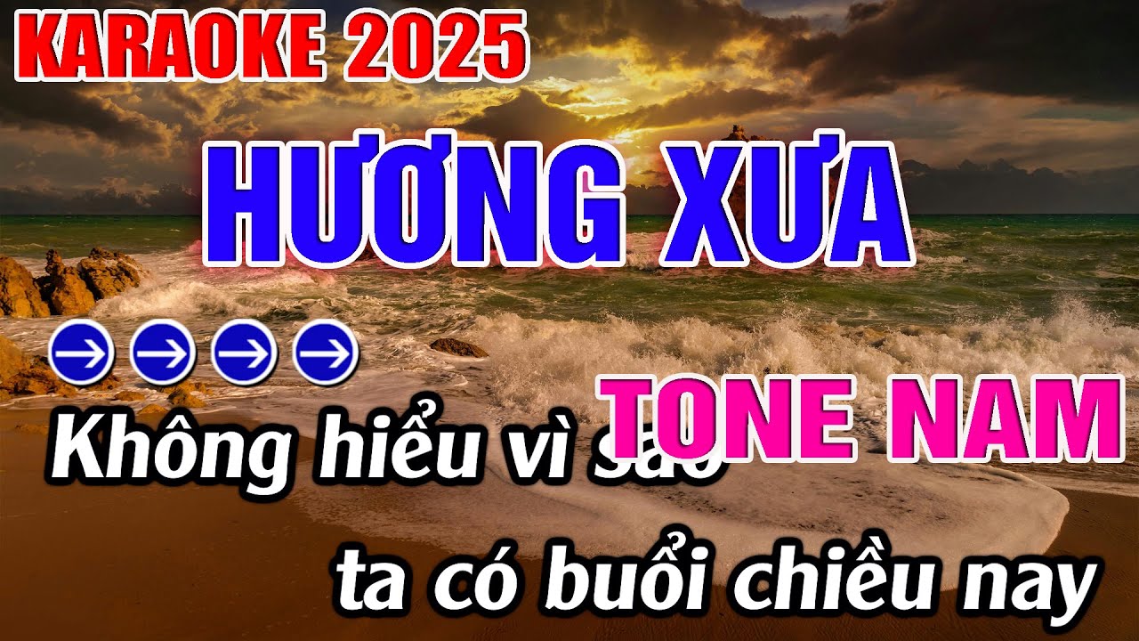 Hương Xưa Karaoke Tone Nam ( D#m ) Beat Hay | Karaoke Đăng Khôi