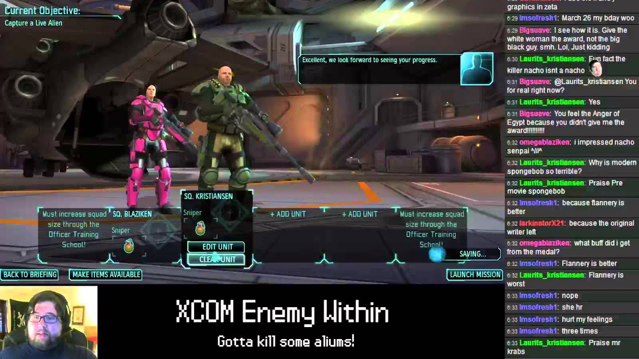 TheKillerNacho Live: XCOM Enemy Within - Part 2