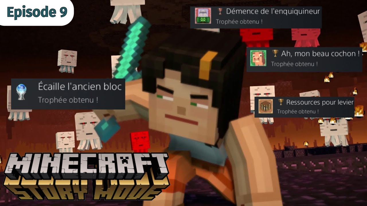 Ressources pour levier, Démence de l'enquiquineur, Ah, mon beau cochon -  Minecraft Story Mode #9