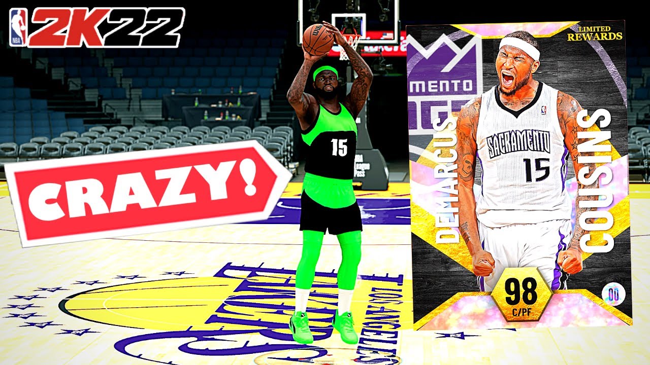 *FREE* Limited Reward Galaxy Opal DeMarcus Cousins Gameplay! BOOGIE IS A BEAST!! NBA 2K22 MyTeam