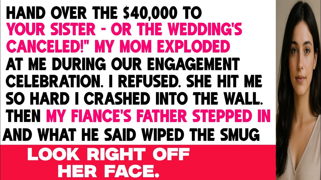 No $40,000 for Your Sister?Then the Wedding Is Off,” My Mom Threatened Me #familydrama #revengestory