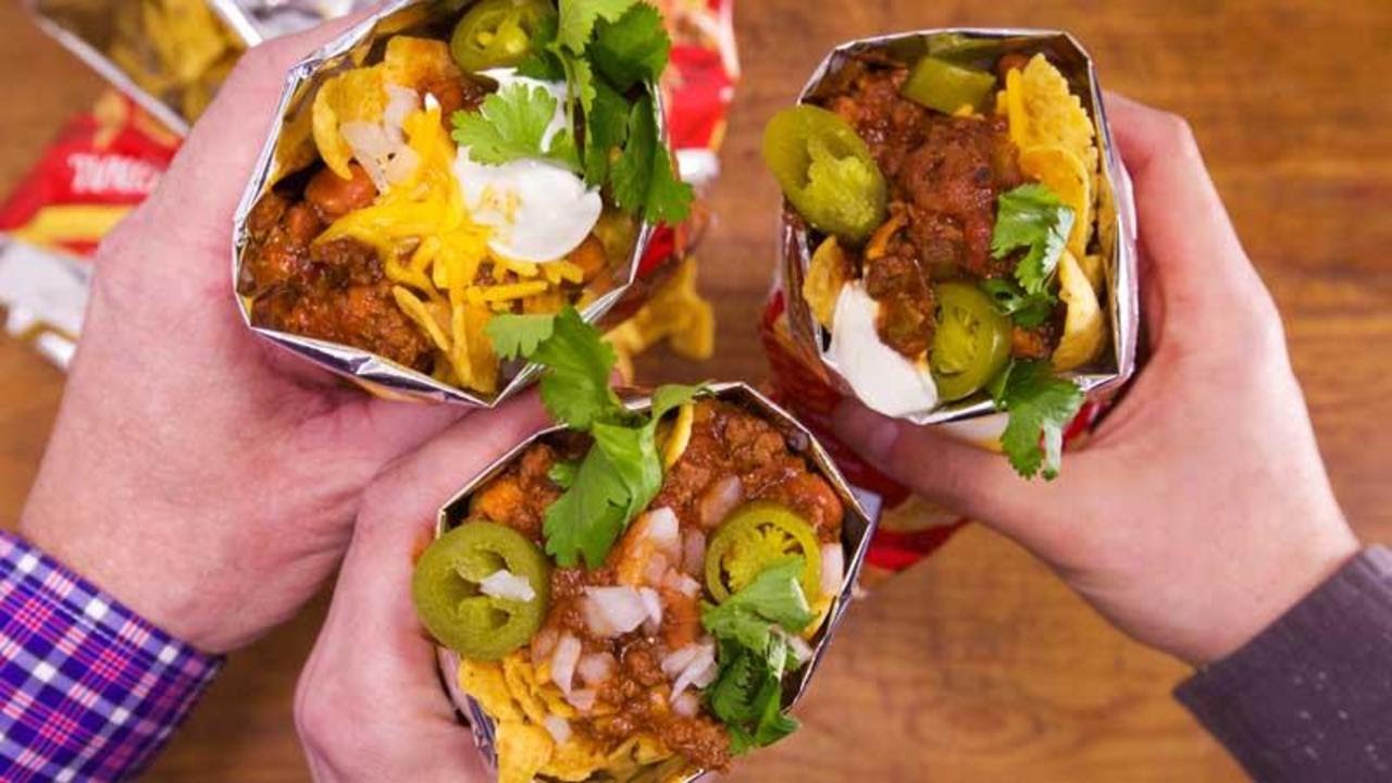 Upside-Down Individual Frito Pie