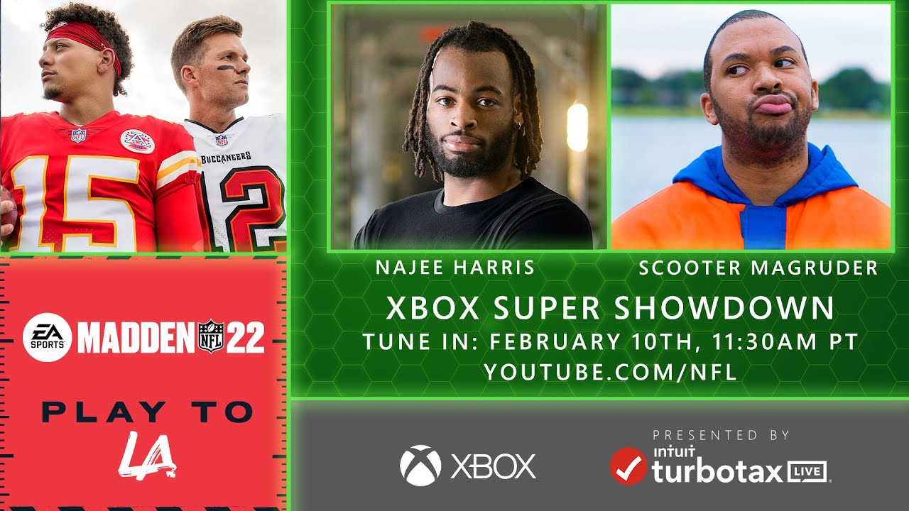 Najee Harris & Scooter Magruder Head-to-Head in Madden NFL 22 | Xbox Super Showdown
