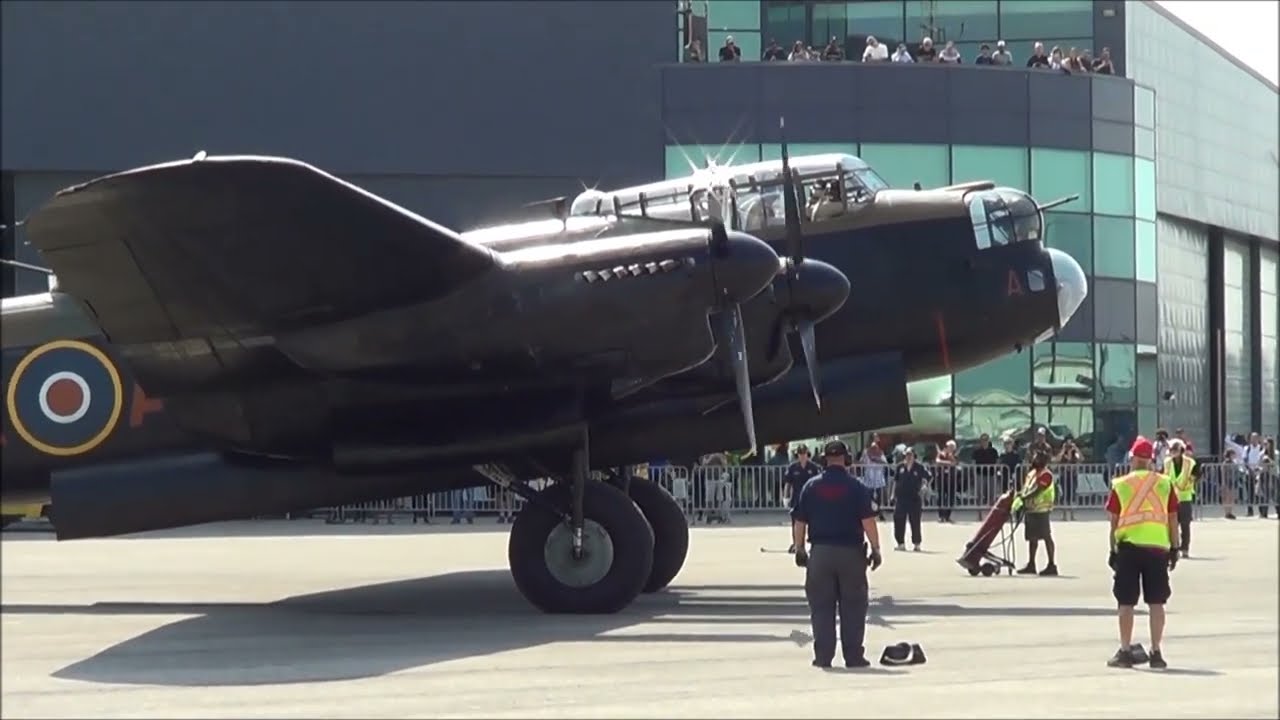 Avro Lancaster - Engine Start-Take Off-Flight-Landing - Aug. 19, 2023