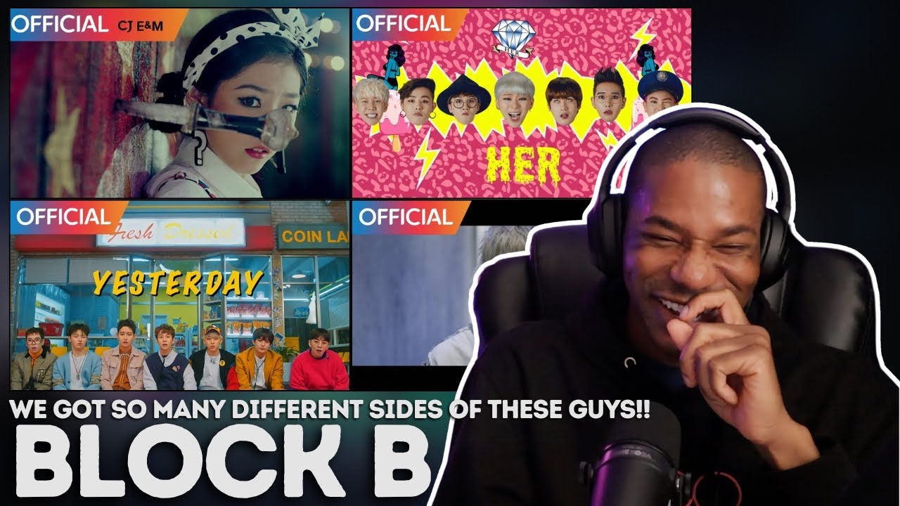 BLOCK B | 'Jackpot', 'Her', 'Toy', 'Yesterday' MV REACTION | Got some different sides of them!