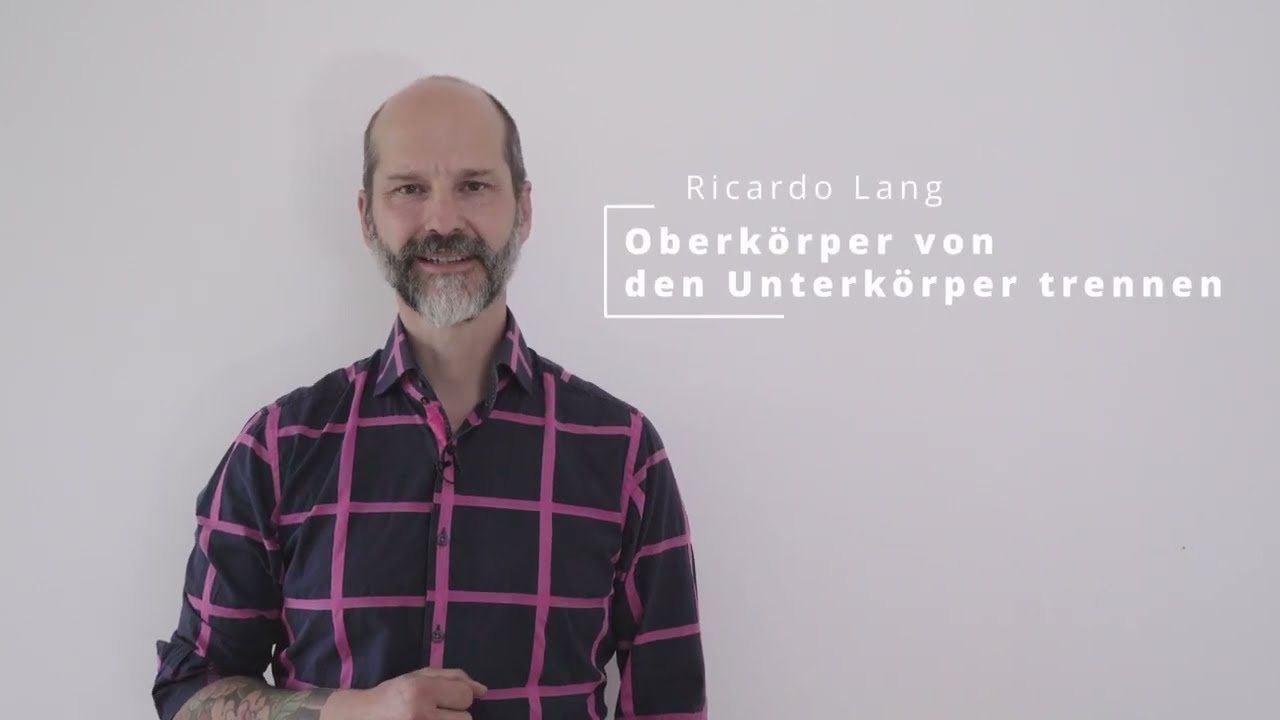 Den Oberkörper von den Unterkörper trennen