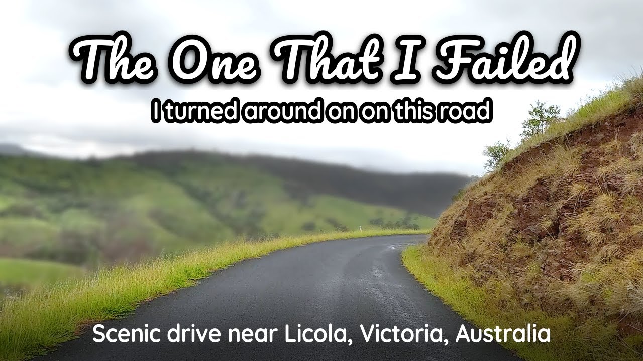 I gave up on this one! Driving between Licola and Jamieson in Victoria, Australia