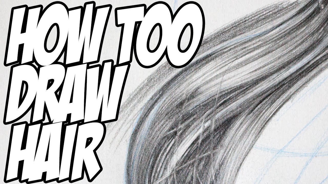 How to Draw Realistic Hair with Pencil