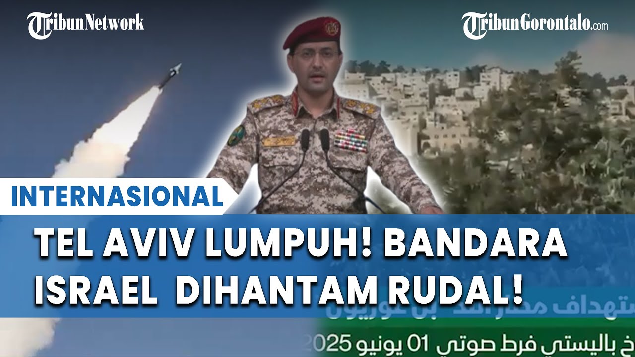 TEL AVIV PANIK! Detik Detik Rudal Yaman Hantam Bandara Ben Gurion