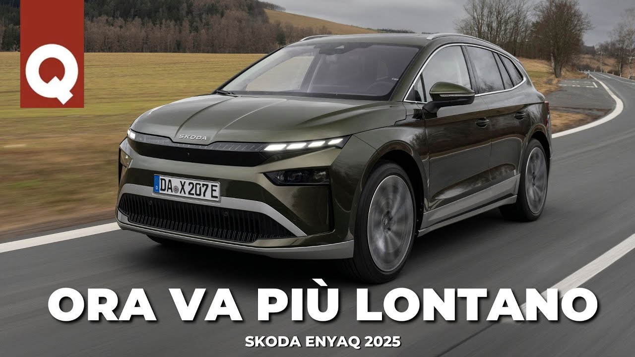 Il SUV elettrico MIGLIORA e va più LONTANO | SKODA ENYAQ 2025