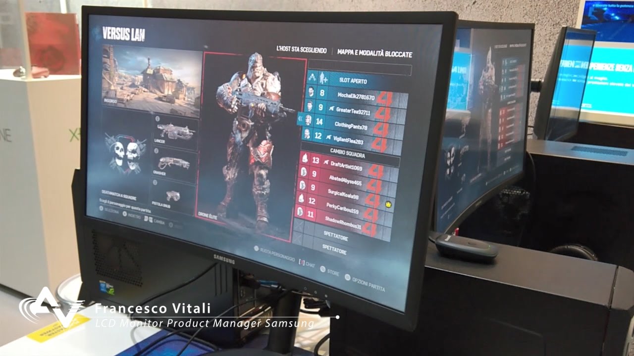 Milan Games Week 2016 - Samsung Curved 24