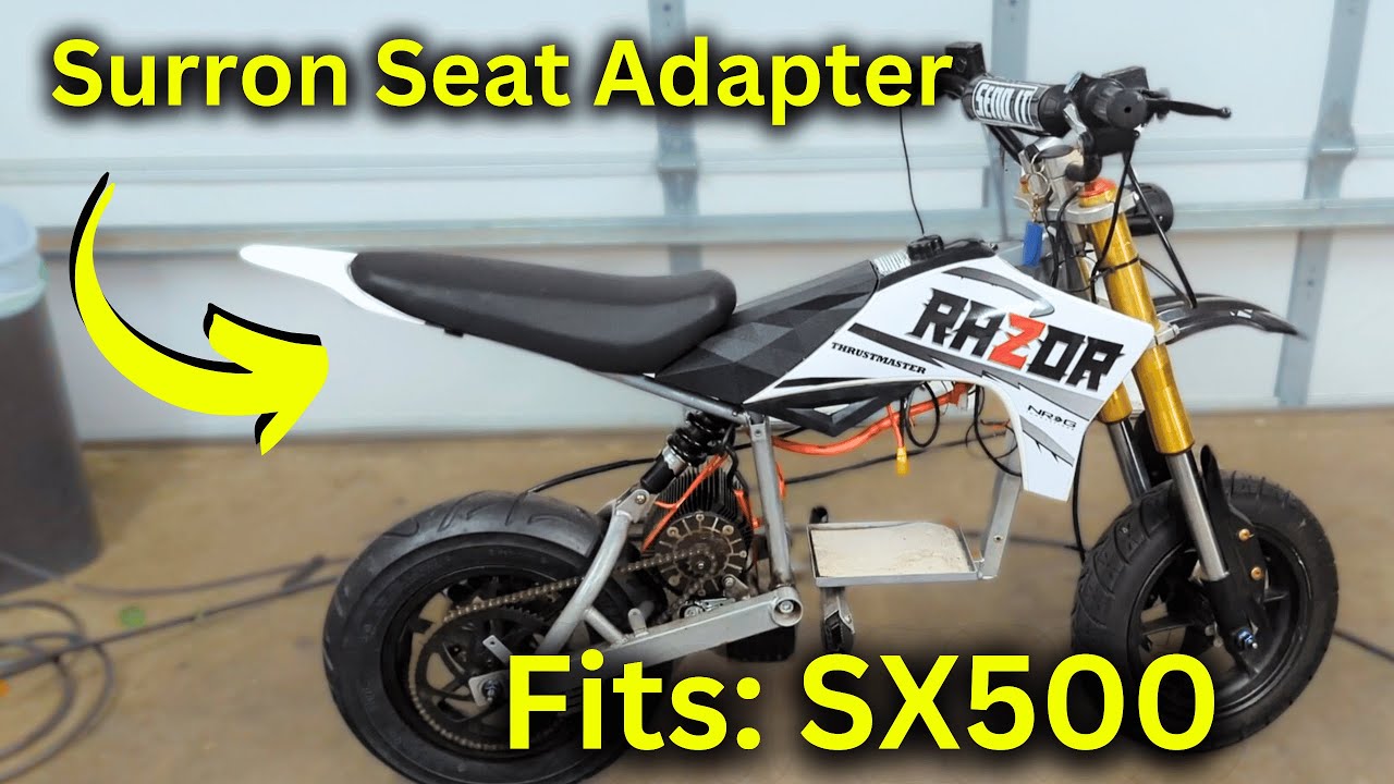 Установка адаптера сиденья Razor SX500 Surron (+ кронштейн обтекателя)