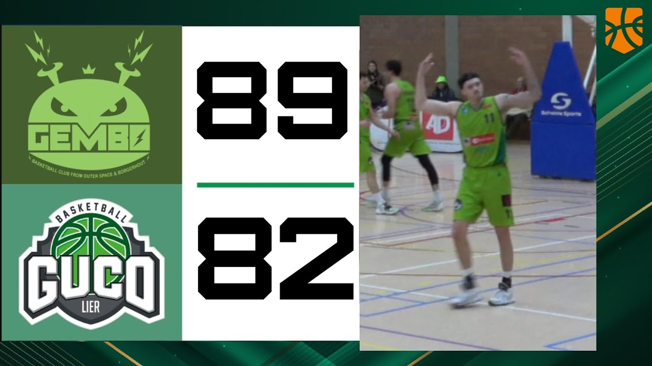 Game 1 Playoffs TDM1 Quarter Final: Highlights: Rucon Gembo Borgerhout HSE A vs Guco Lier HSE A