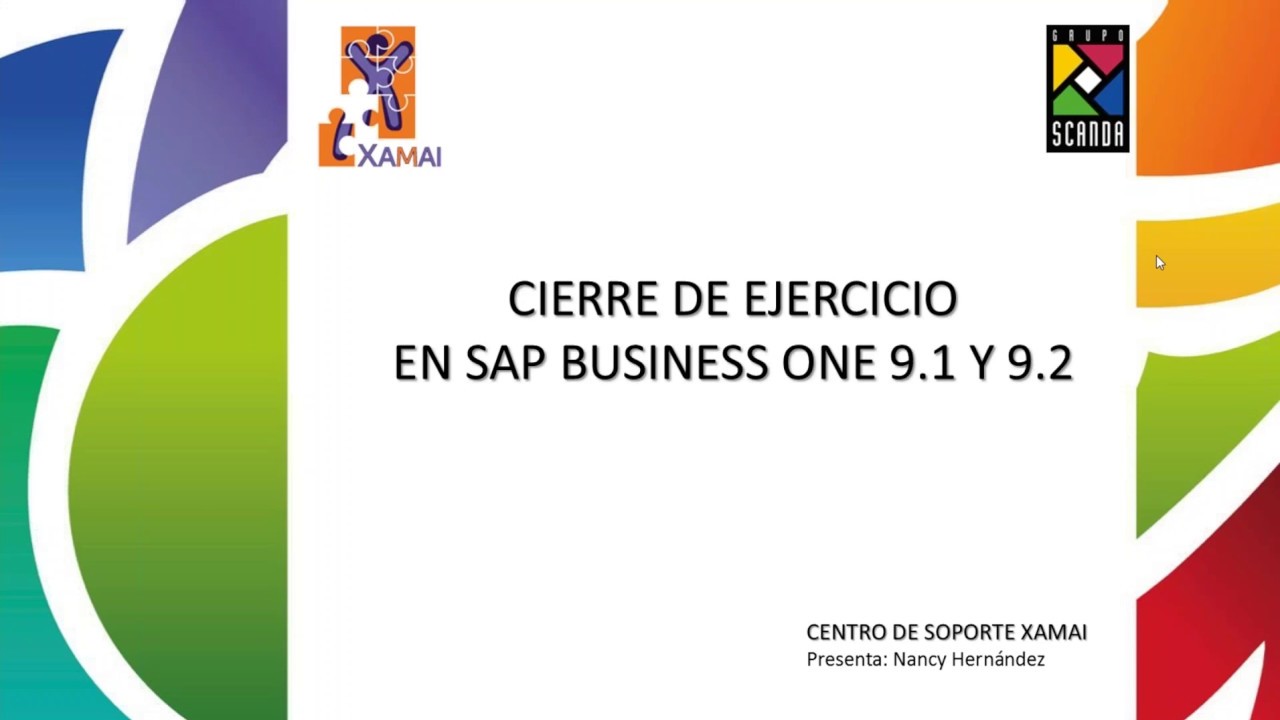 Cierre de Ejercicio SAP Business One 9.1 y 9.2