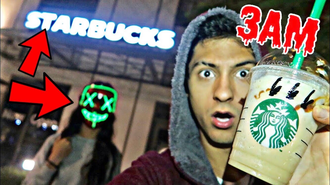DO NOT GO TO STARBUCKS OVERNIGHT AT 3AM!! *OMG STARBUCKS GHOST APPEAR*