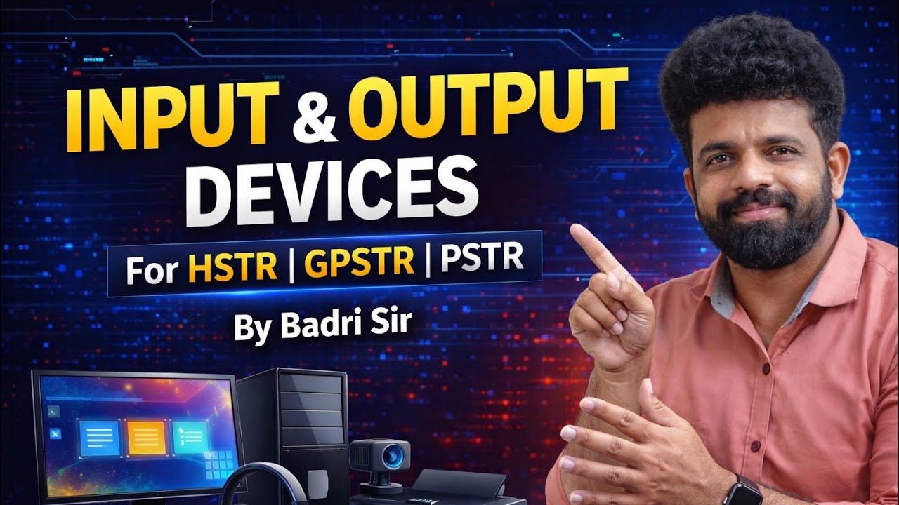 HSTR PSTR GPSTR COMPUTER INTRODUCTION CLASS
