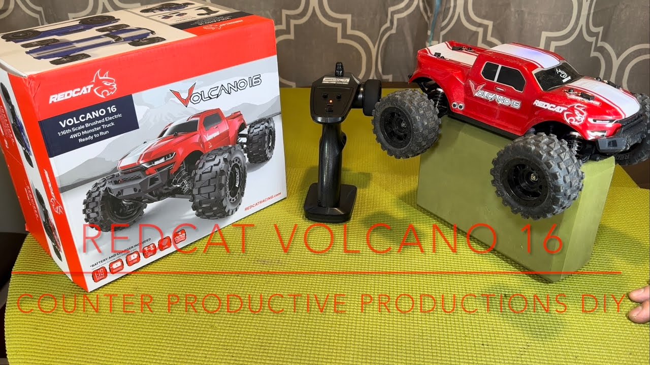 Redcat Volcano 16 review unboxing bash