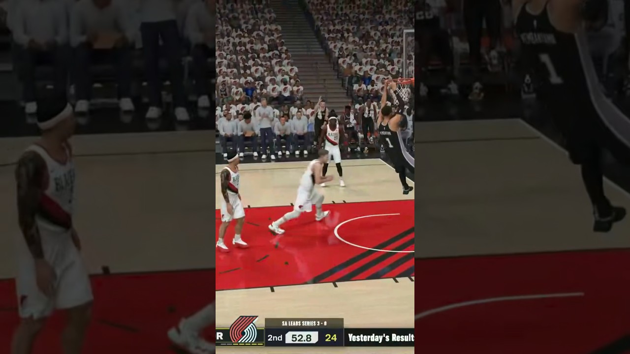 2046 Future Spurs GM Mode ⚡ Victor Breaks the Rim!