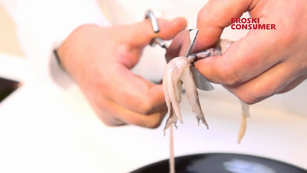 Cómo limpiar calamares