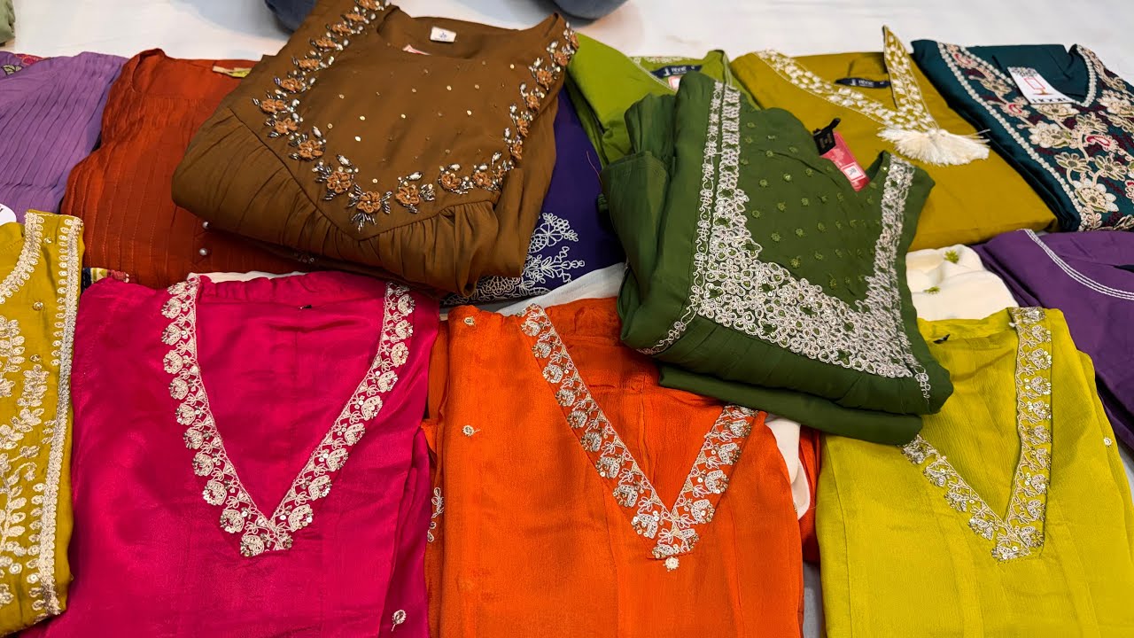 Chickpet Bangalore Wholesale Boutique Designer Kurthi Set Collection| Online Shopping Single Courier