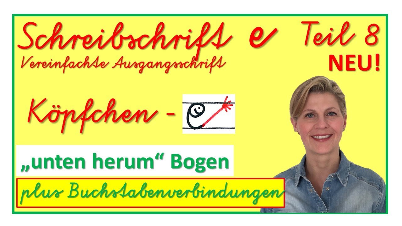 Schreibschrift Teil 8 