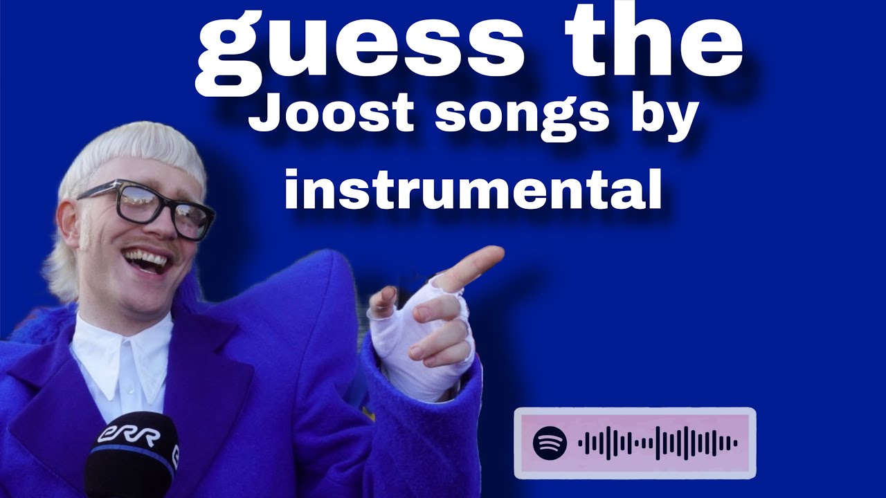 GUESS THE JOOST SONG BY INSTRUMENTAL #joostklein #songs #music #guess