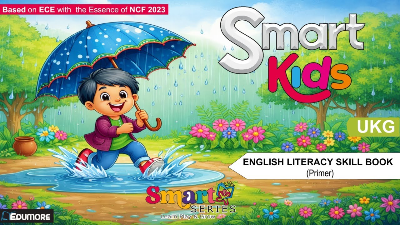 UKG Smart Kids English Literacy Skill Book