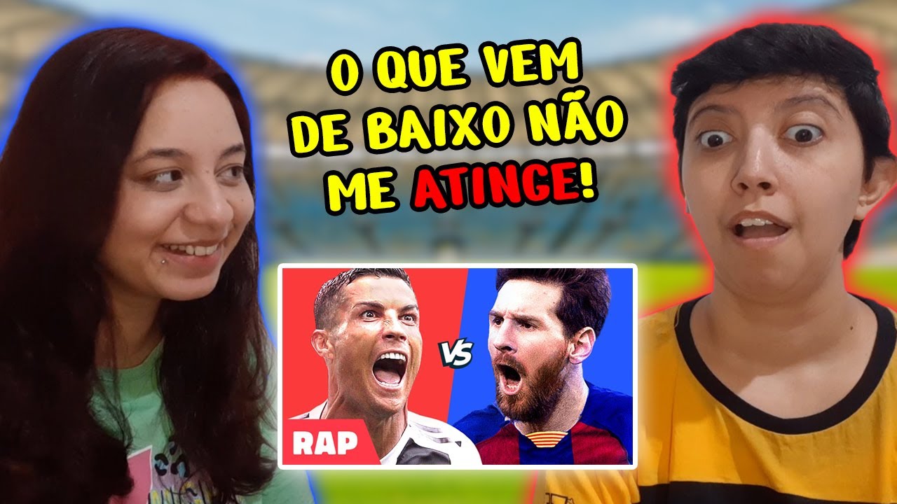 REACT ♫ MESSI vs CRISTIANO RONALDO | Batalha de Rap feat. FutParodias