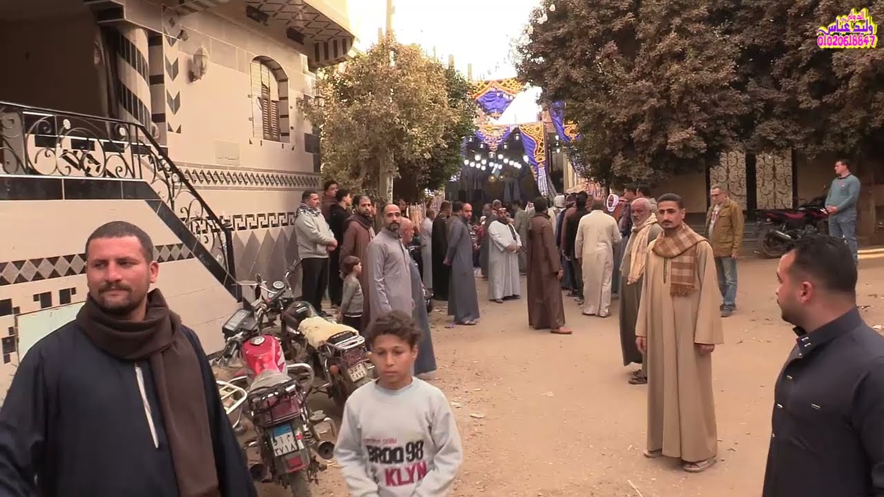ليلة تكريم المرحومه حرم المرحوم الحاج حمدي طلبه الجحش بالمنشاه الجديده الشيخ مصطفي والي العصر