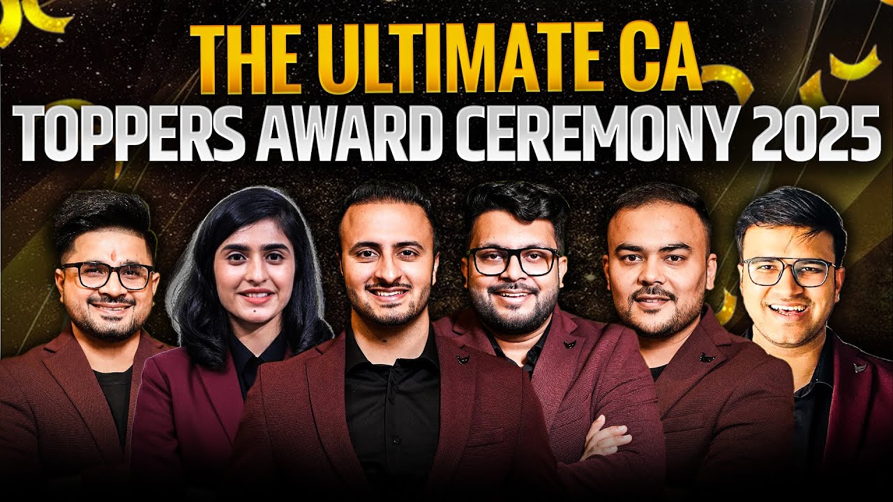 Ultimate CA Toppers Award Ceremony 2025