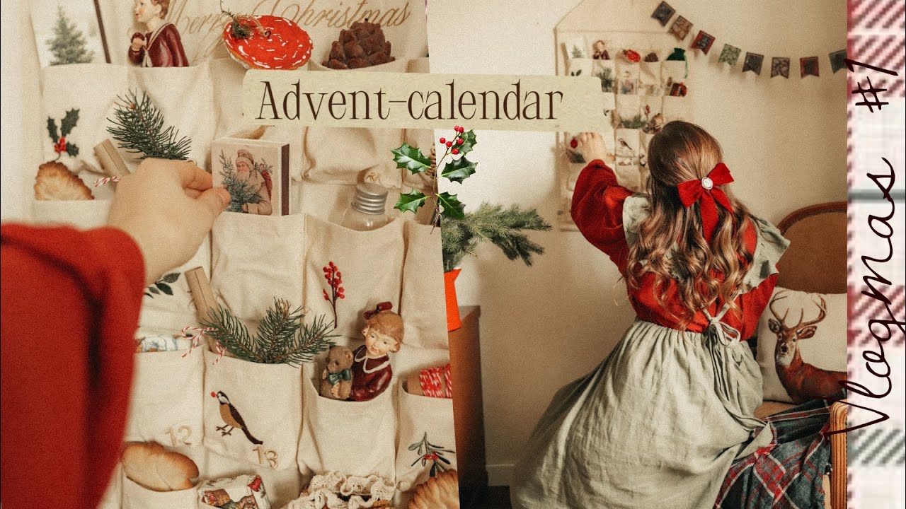 Рождественская магия дома✨Адвент-календарь, песочное печенье и подарки ручной работы