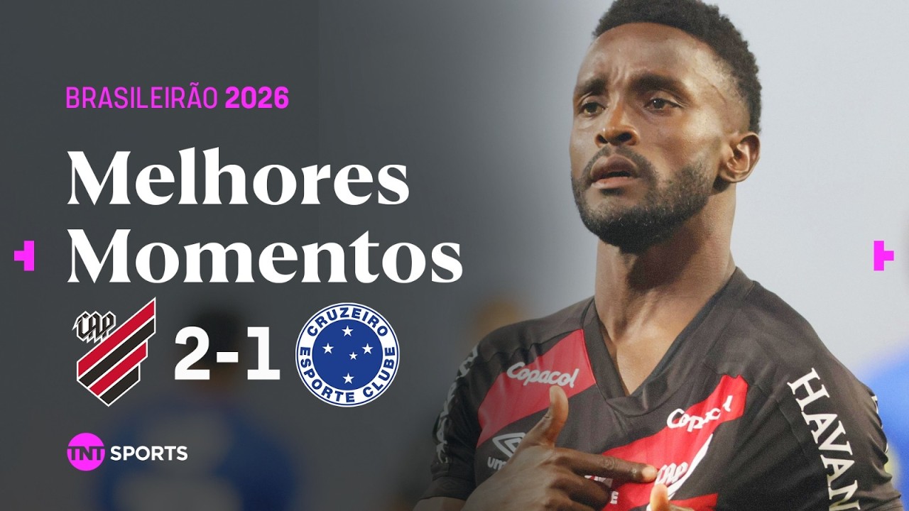 ATHLETICO VENCE E MENDOZA ANOTA UM GOLA&Ccedil;O! ATHLETICO PARANAENSE 2 X 1 CRUZEIRO