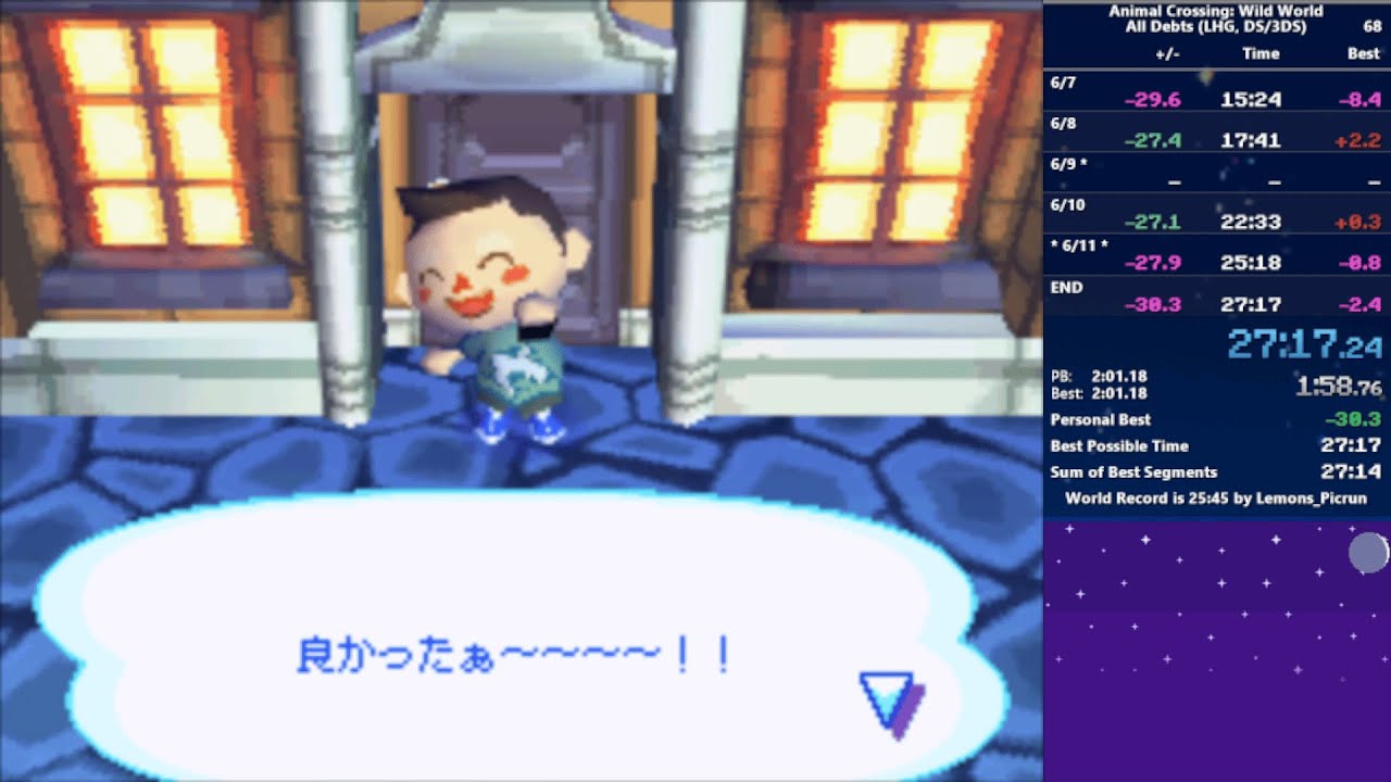 ACWW All Debts (LHG, DS/3DS) [27:17]