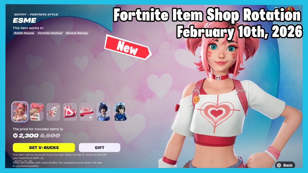 NEW Sisters of a Heart Bundle | Fortnite Item Shop Rotation Today - February 10th, 2026