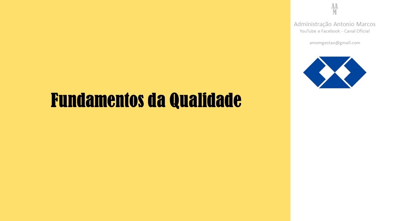 Fundamentos da Qualidade