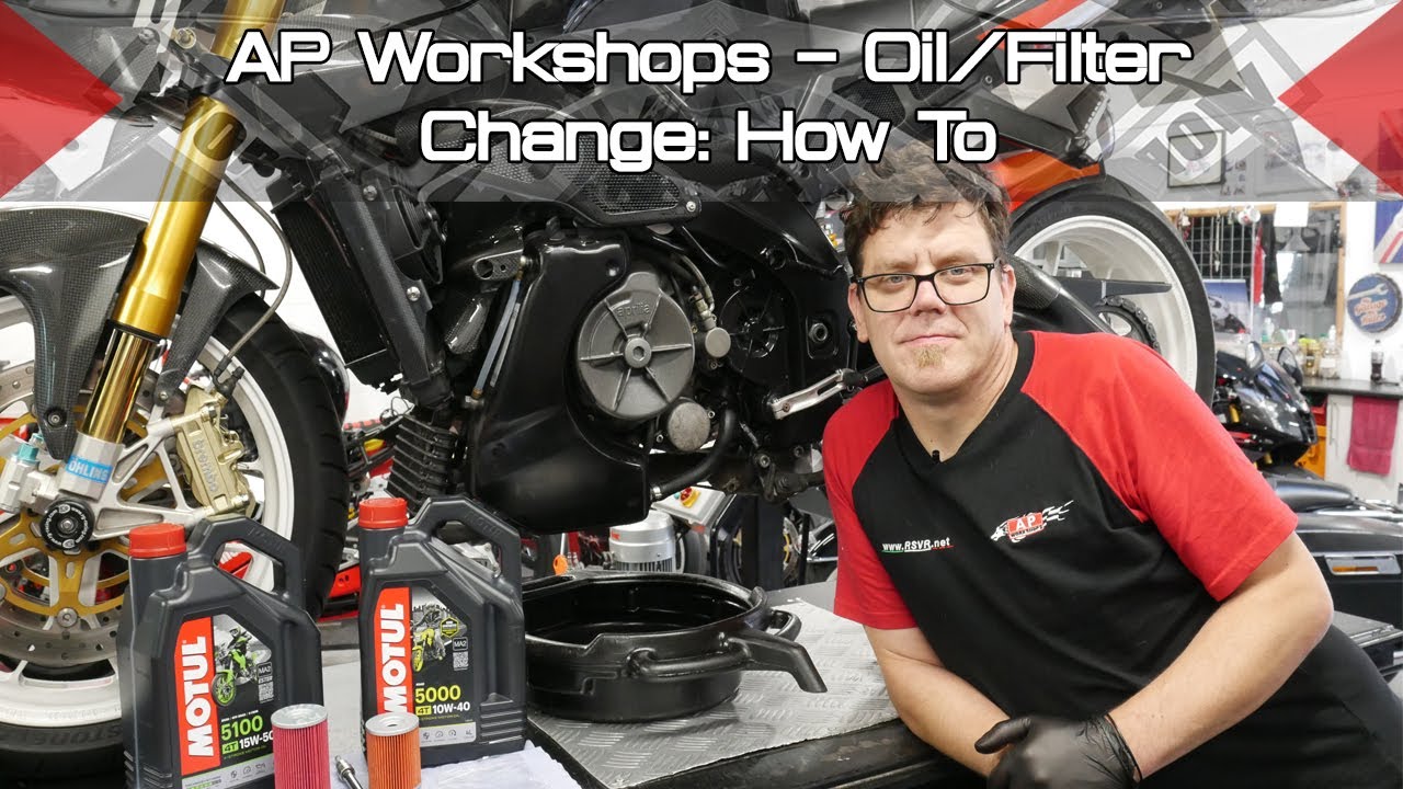 AP Workshops - Changing your oil filter/o ring and oil on your Aprilia