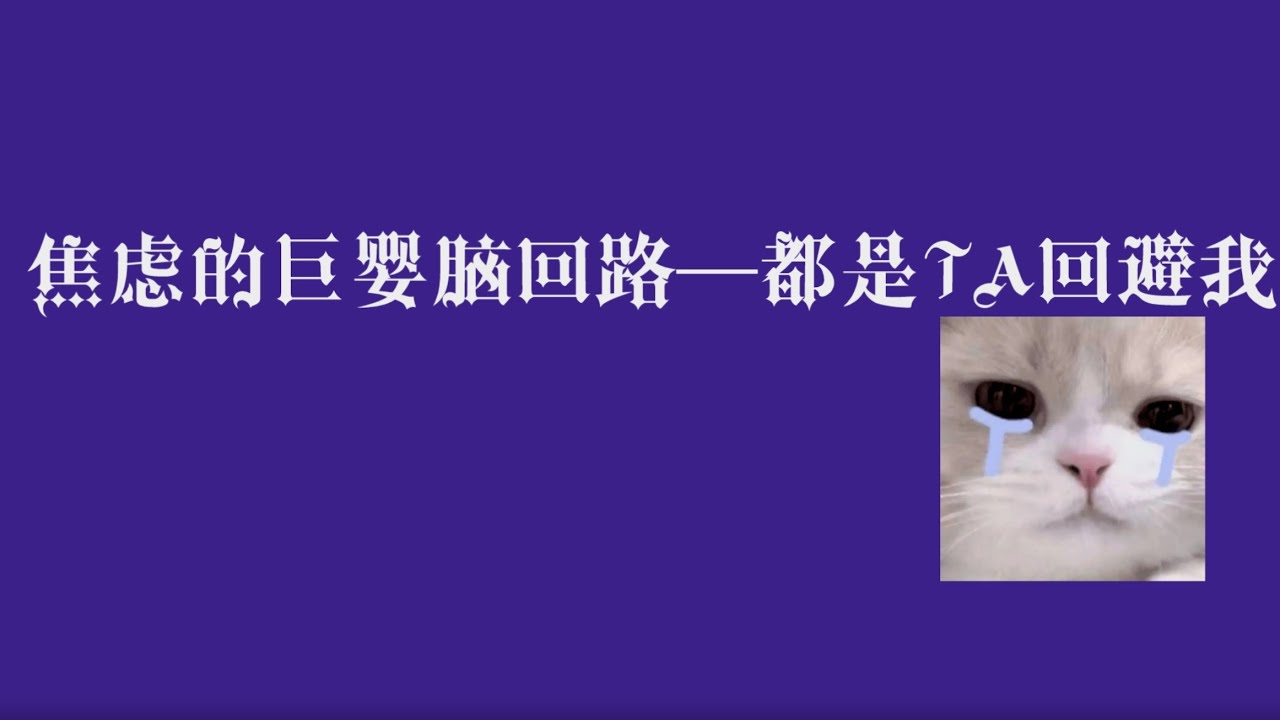 焦虑的巨婴脑回路—都是TA回避我