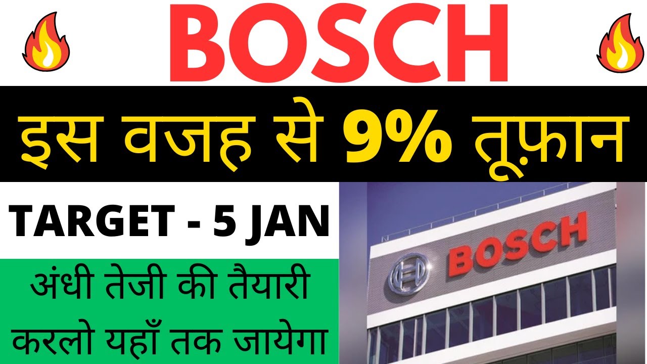 BOSCH SHARE LATEST NEWS | BOSCH SHARE NEWS TODAY | BOSCH SHARE NEWS | BOSCH NEWS