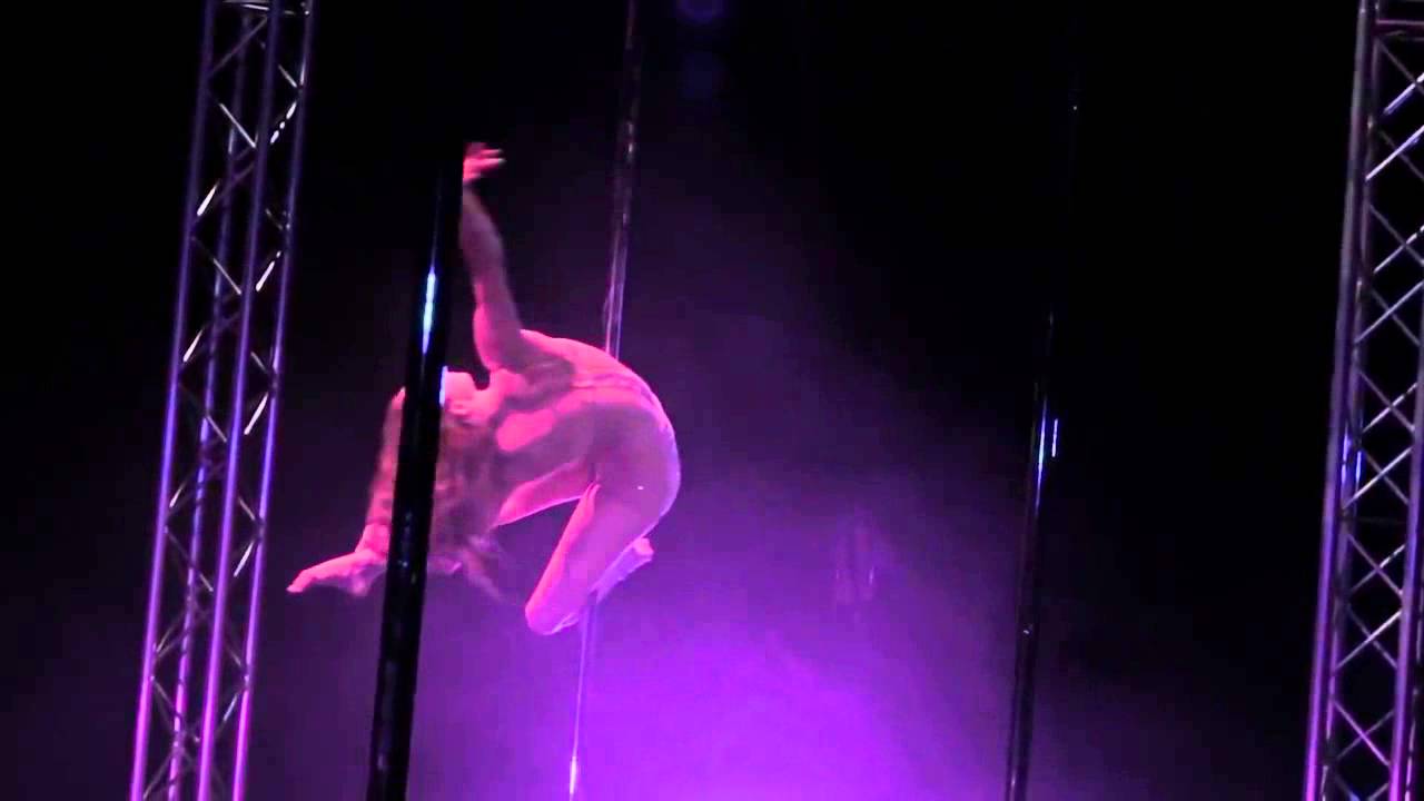Britt Bloem Laendle Poledance Shownight M&auml;rz 2015